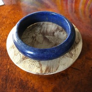 Genuine Lapis Lazuli Bangle